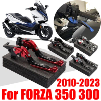 For HONDA FORZA 350 300 NSS FORZA350 FORZA300 NSS350 Accessories Folding Extendable Brake Clutch Levers Handle Brake Lever Parts