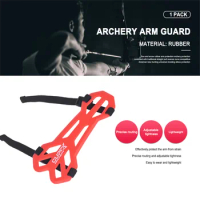 Archery Equipment Archery Arm Guard Adjustable Forearm Wrist Protector Archery Arm Protector for Youth and Adults