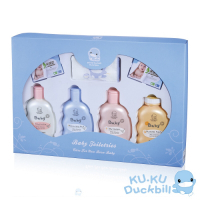 KUKU酷咕鴨 嬰兒沐浴禮盒7件組(彌月禮盒)