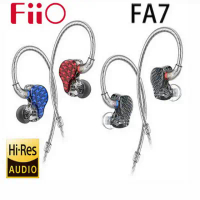 FiiO FA7 樓氏四單元動鐵MMCX單晶銅鍍銀可換線耳機-棱黑