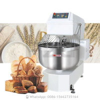 Commercial 260L Bakery Bread Making Machine Stainless Steel 100kg Dough Kneader Flour Spiral Bakery And Pastry Dough Mixer