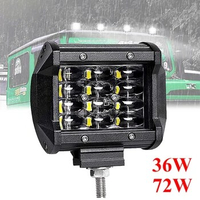 4" 7 inch 6D LED Light Bar Off Road 12V 24V 36W 72W Spot Beam LED Work Light Bar For Car Truck 4x4 Atv Boat Spotlight Headlight
