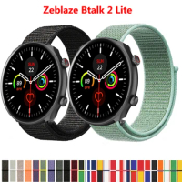 22mm Nylon Loop Strap for Zeblaze Btalk 2 Lite Smartwatch Replacment Bracelet Sport Watchband Correa for Zeblaze Stratos3 Band