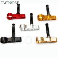 TWTOPSE Bike Bicycle Hinge Clamp Lever For Brompton Folding Bike Bicycle Clamp Plate Lightweight CNC AL7075 Aluminum 2 pcs hcl-3