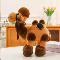 Mainan lembut camel tiruan, patung haiwan camel gurun yang empuk, hadiah kreatif untuk peminat haiwa