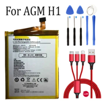 5400mah new battery for AGM H1 batteries battery+USB cable+toolkit