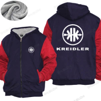 New fashion thick hoody coat Kreidler Logo Fashion zipper male brand jacket Shubuzhi Brand thick hoody men Fleece hoody