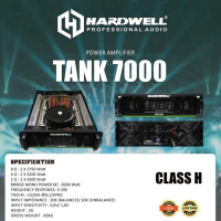 Power Amplifier Hardwell TANK 7000 Original Power Ampli Hardwell Class H