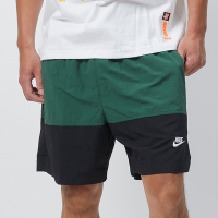 Nike AS M NK Club WVN Short CB 男款 黑綠色 拼接 海灘 運動 休閒 短褲 FB7812-323