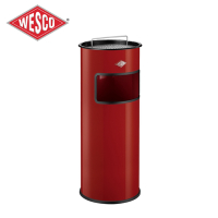 【 WESCO】商用菸灰垃圾桶30L-紅_150601-02