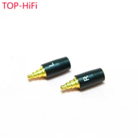 TOP-HiFi pair Headphone Pin Audio Jack Wire Connector Metal Adapter Plug For IE40 IE40PRO Earphone