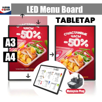 LED Menu Board Display A3 A4/Table LED Lightbox Menu/Countertop Wall Mount LED Menu Board/LED Table