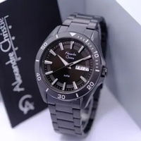 JAM TANGAN PRIA ALEXANDRE CHRISTIE AC 6512 AC6512 ORIGINAL. GARANSI RESMI 1 TAHUN - silver full blac