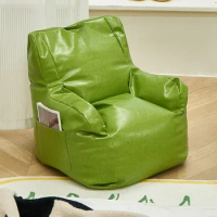 Nordic Lounge Lazy Bean Bag Sofas Leather Living Room Relaxing Tatami Bean Bag Sofas Kid Sofy Do Salonu Bedroom Furniture WZ50SF