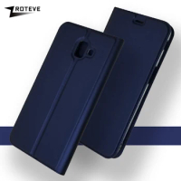 For Samsung Galaxy J4 J6 Plus Wallet Cover ZROTEVE Coque For Samsung J6 J4 Plus Leather Flip Case For Smasung J8 2018 Phone Case