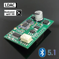 Nvarcher QCC5125 Bluetooth 5.1 Receiver Module Analog Input ES9023 DAC Decoding APTX HD LDAC