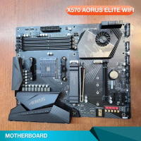 X570 AORUS ELITE WIFI Motherboard AM4 4XDDR4 128GB ATX For Gigabyte Desktop Mainboard