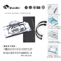 Bykski Full Cover RGB GPU Water Cooling Block with Backplate for GIGA RTX3070TI GAMING N-GV3070TIGMOC-X