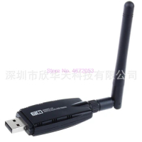 200pcs 300Mbps USB WiFi Adapter RTL8192 WiFi Antenna 802.11n PC+3dBi USB WiFi Receiver Ethernet Network Card for Win 7/10
