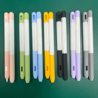 Stylus Cover Silicone Pen Case For Apple Pencil 1 2 Color Matching Stylus Protective Case Non-slip Anti-fall iPad Pen 2 1 Cover