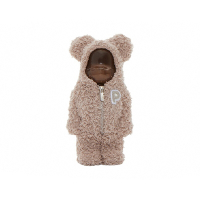 GELATO PIQUE x BE@RBRICK BEIGE 棕色 睡衣熊 400% 庫柏力克熊 潮玩 擺件 藏品 聯名款