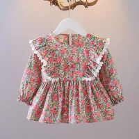 J☎7W DRESS BAYI-ANAK PEREMPUAN MOTIF FLORAL - DL-601 V♪P8