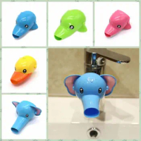 Cute Lovely Duck Elephant Kitchen Faucet Extender Cartoon Splash-proof Baby Washing Helper Sink Accessories Water Tap Extender