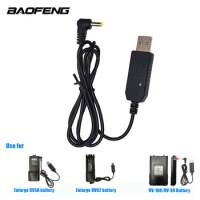Baofeng USB Wire Walkie Talkie, Battery Charge Cable,Radio Parts Cord for UV-5R,UV-82, UV-9R Plus,UV5R Pro,U9R,UV-9R,UV 5R,UV 5R