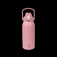 Super Lock ขวดน้ำสแตนเลส กระบอกน้ำเก็บอุณหภูมิ ขนาด 1.7 ลิตร รุ่น S145 (316) สีชมพู