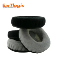 EarTlogis Velvet Replacement Ear Pads for Philips SBC-HP400 SBC-HP430 Headset Parts Earmuff Cover Cushion Cups pillow