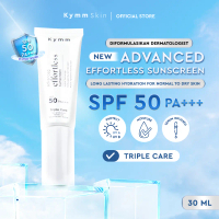 [UPGRADED] KYMM SKIN Advanced Effortless Sunscreen SPF 50 PA+++ | Hybrid Glass Skin Glow Finish for 