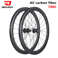 Bolany road carbon fiber carbon knife wheel set 6 Peilin Road bicycle open loop brake racing wheel set accessories