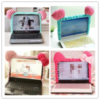 Cute Dust-proof Computer Surrounding Notebook Monitor Decorative Cover Protective Cover FOR 28-32/20-27/13-19INCH Computer
