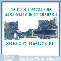 L92724-005 With SRK02 I7-1165G7 CPU Mainboard 203038-1 For HP 15T-ES Laptop Motherboard 448.0MJ10.0011 100% Tested Working Well