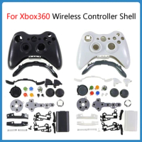 For Xbox360 Wireless Controller Shell For Xbox360 Wireless Housing Full Set Handle Shell Cross Button Whole Cover Case Game Part