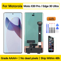Tested OLED For Motorola Moto X30 Pro / Moto Edge 30 Ultra LCD Display Screen Touch Digitizer XT2241-1 /XT-2201 LCD Display