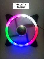 XBT Rainbow XB-112 Fan Casing 12cm Double Ring Led fan case 12 Cm