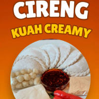 cireng kuah keju / cireng kuah creamy / cireng kuah pedas / cireng kuah seblak / Makanan