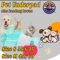 Underpad Kucing Anjing Perlak Alas Kandang Size S 20pcs