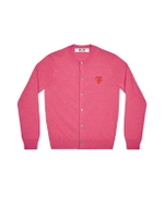 คาร์ดิแกนยูนิเซ็กซ์ รุ่น Double Eye Cardigan สี Pink
