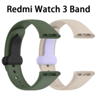 Silicone Strap Wristband for Redmi Watch 3 Sport Bracelet Replacement Strap for Xiaomi Redmi Watch 3 Watch Band Accessories