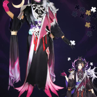 COWOWO Nijisanji Luxiem Virtual Host Shu Yamino Dress Cosplay Costume Cos Game Anime Party Uniform Hallowen Play Role Clothes