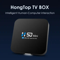 50PCS LOT H50 Mini Android 10.0 TV Box WiFi BT Set-Top Box 4K 3D Media Player 2.4G/5G Network 32GB RK3318
