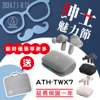 audio-technica 鐵三角 ATH-TWX7(真無線降噪耳機)