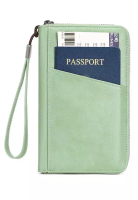 Solace RFID防盜刷多功能長銀包護照夾