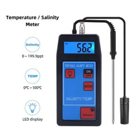 TPH01637 Portable Salinity - 8425 replaceable probe salinity meter detector thermometer laboratory fish tank