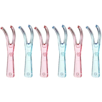 6Pcs Floss Holder Aid Oral Picks Teeth Care Interdental Durable Teeth Cleaning Breath Fresh Oral Care Tool