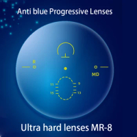 Progressive Multi Focus Anti Blue Photochromism Super Hard Lens Frameless Glasses Special LensO MR ptical prescription Lenses