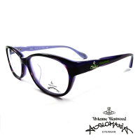 【Vivienne Westwood】ANGLO MANIA系列－獨特側邊流線設計款光學眼鏡(AN290-04－淡紫丁香)