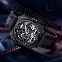 AILANG Brand Men Watch New Mechanical Automatic Luxury Waterproof Luminous Wristwatch Military Genuine Leather Relogio Masculino